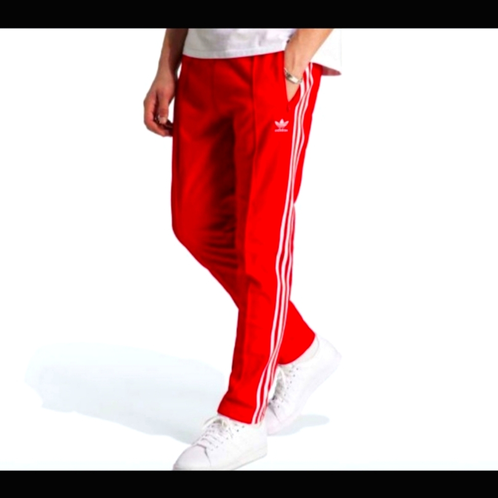 Adidas, Red, Men Adicolor Classics Beckenbauer Track pants